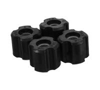 UPKOCH 4pcs Lawn Mower Front Wheel Bearing Bushings Od Durable Pe Replacement Steering Bushing for Brush Cutters Easy to Install Multipurpose Trimmer Accessories