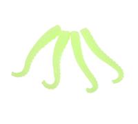 UPKOCH 4pcs Luminous Octopus Antenna Finger Puppets Fun Glow the Dark for Storytelling Parties Parent Interaction Light Green