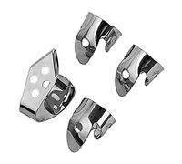 UPKOCH 4pcs Metal Finger Picks Comfortable Thumb and Finger Protectors for Guitar and Banjo Players for Long Practice Sessions Stylish Design