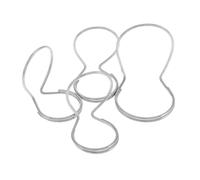 UPKOCH 4pcs Metal Finger Picks for Banjo and Guitar with Ergonomic Design, Lightweight and Adjustable Fingerpicking Tools for Right Hand Acoustic Guitar and Bass Accessories