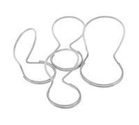 UPKOCH 4pcs Metal Guitar Picks Ergonomic Fit Non-slip Thumb Pick for Fingerpicking and Strumming