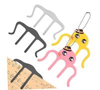 UPKOCH 4pcs Metal Music Book Clips Black Silver Octopus-shaped Yellow Pink Securely Holds Sheet Music Scores and Notes for Piano Home Office and Classroom Use