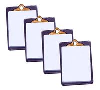 UPKOCH 4pcs Mini Writing Board Simulated Clipboard Model for Dollhouse Decor Creative Micro Landscape Accessory Miniature School Supplies for DIY Craft Details