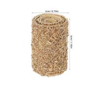 UPKOCH 4pcs Miniature Haystack Models 2x2x3cm Cylindrical Fake Wooden Hay Bales for Dollhouse Accessories, Mini Hay Decoration for Crafts and Farm Scenery