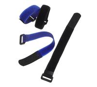 UPKOCH 4pcs Noise Poultry Collars Crowing Rooster Neck Belts Nylon for Ducks Geese Chicken Quiet Farm Use Blue and Black
