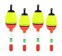 UPKOCH 4pcs Oval Shape Fishing Float 10g 15g Eva Sea Fishing Bobbers High Buoyancy Slip Floats For Saltwater And All Water Environments
