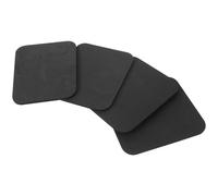 UPKOCH 4pcs Padded Ski Shin Guards for Ski Boots Black Boot Shin Pads Replacement Cuttable Protectors for Snowboard and Winter Sports Leg Protection