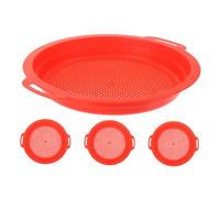 UPKOCH 4PCS Plastic Sand Sifters for Beach and Sandbox Colorful Shell and Treasure Sorting Tools for Digging Exploring and Easy to Clean Beach Party