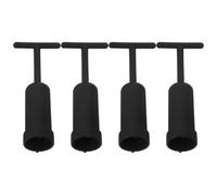 UPKOCH 4pcs Plastic Socket Ring Removal Tool Set for G9 Lamp Accessories with Multifunctional Use and Precision Manufacturing, for Automotive and Emergency Repair in Black