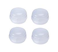 UPKOCH 4pcs Safety Stove Knob Covers View Covers for Kitchen Gas Stove Safety Splash Guard for Gas Burner