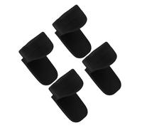 UPKOCH 4pcs Silicone Clarinet Thumb Rests Support Pads for Comfortable Playing and Relieving Sore Thumbs Black Instrument Accessories