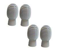UPKOCH 4pcs Silicone Drumstick Caps for Grey Drum Accessories Drumstick Tips for Mute Sound Flexible Design for Portable Use for Drummers The Go
