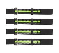 UPKOCH 4pcs Ski Brake Fastener Strap - Binding Retainer Bands For Snowboard - Adjustable Skiing Boot Wraps Snowboard Brake Holding Strip For Outdoor Equipment