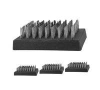 UPKOCH 4pcs Stainless Steel Barbecue Cleaning Brush with Portable Grill Wire Brush for Outdoor Bbq Deep Residue Removal and Heat Resistant Grill Cleaner Tool
