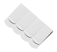 UPKOCH 4pcs Stainless Steel Money Clip Portable Clip with Simple Operation and Reusable Function Beautiful Fine Workmanship Silver Wallet Organizer for Office Use
