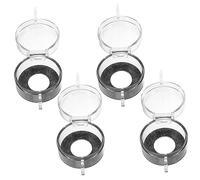 UPKOCH 4pcs Transparent Emergency Button Protective Guards for Circuit Machinery and Household Use Button Protectors for Safe