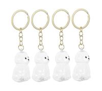 UPKOCH 4pcs Transparent Pet Hair Keepsake Keychain Compact Memorial Urn Capsule for Dog and Cat Hair Storage Lightweight Bag Charm for Everyday Travel Stylish Emotional Souvenir for Puppy