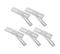 UPKOCH 5 Pairs Metal Guitar Fretboard Protector Pads for Bass Electric Acoustic Guitars Luthier Fret Guard Tool for Fingerboard Polishing and Maintenance Easy Install Fretboard Shield for