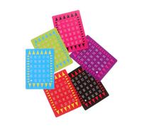 UPKOCH 5 Sets Telepathic Calculation Cards for Tricks Mind Reading Toys Stage Trick Game Cards Interactive Props Suitable for Parties and Children