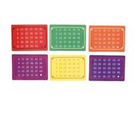 UPKOCH 5 Sets Telepathic Calculation Cards Mind Reading Tricks for Stage Performances Interactive Number Tests Telepathic Number Cards for Party Entertainment