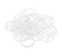 UPKOCH 50PCS Kazoo Flute Membranes Transparent Abs Diaphragm Films Lightweight Musical Instrument Accessories for Adults