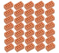 UPKOCH 50pcs Mini Bricks for DIY Dollhouse and Garden Wall Construction Realistic Micro Landscaping Blocks with Design Educational Building for Adults Enhances Spatial Thinking and