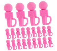 UPKOCH 50pcs Miniature Microphone for Boy Girl Karaoke Toy for Boy Girl Singing and Dollhouse Vocal Skills and Imagination
