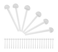 UPKOCH 50pcs Plastic Bird Cage Perches for Small Parrots and Parakeets Comfortable Paw Grinding Sticks for Budgies Canaries and Pigeons Interactive Cage Accessories for Daily