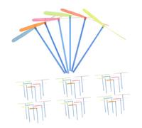 UPKOCH 50pcs Plastic Flying Dragonfly Hand Whirl Outdoor Fun Gift Easy to Launch Air for Park and Party Entertainment Random Color