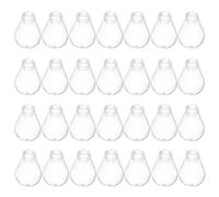 UPKOCH 50pcs Plastic Light Bulb Cover for E27 String Lights Round Shape and Decorative Elegance, Resistant to Yellowing and Cracking, for Outdoor and Café Lighting