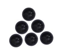UPKOCH 50PCS Plastic Pit Balls for Safe Smooth Surface Playballs for Ball Pits Pools and Playhouses Eco Friendly Pe Material for Hands Black