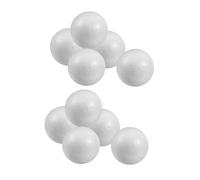 UPKOCH 50pcs White Polystyrene Foam Balls for Crafting DIY Spheres for Art Projects Home Decor School Activities and Holiday Decorations