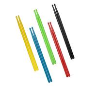 UPKOCH 5pairs Nylon Tip Drumsticks Professional Musical Instrument Sticks for Percussion Drum Accessories for Jazz Drumming Random Color