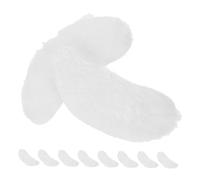 UPKOCH 5pairs White Bushy Eyebrows for Santa Claus Costumes Realistic Facial Hair Props for Christmas Parties Self-adhesive Design for Easy Application for Group Costumes and Festive Fun