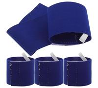 UPKOCH 5pcs Adjustable Elastic Soccer Captain Armbands for Non-slip Football Team Bands with Plain Design Youth Sports Leadership Bands for Easy Player Switching and Team Identification