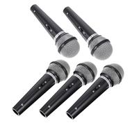 UPKOCH 5pcs Creative Simulation Microphone Props for Role Play and Stage Performance Realistic Design for Boys and Girls Cosplay and Confidence Building Activities