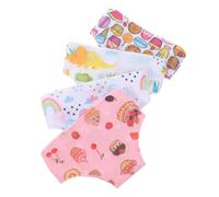 UPKOCH 5pcs Doll Underwear Set Soft Cloth Diapers Reusable Underpants for Dolls Compatible with Various Clothing Pretend Play Accessories for Role Playing
