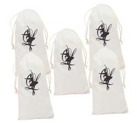 UPKOCH 5Pcs Drawstring Ballet Shoe Bags Storage Pouches for Dance Shoes Durable Wear Material for Ballet Dance Organization