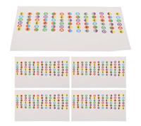 UPKOCH 5pcs Guitar Fretboard Stickers Chord Chart for Beginners Practice Ukulele Violin Cello Fretboard Note Learning Tools