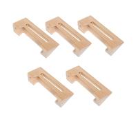 UPKOCH 5pcs Handmade Sanxian Bridge Aged Bamboo Hollow Design Professional Replacement Part for Traditional Chinese Folk Music Instrument Enhanced Resonance for Musicians and Advanced