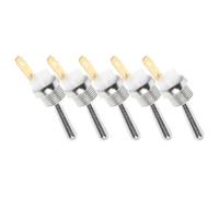 UPKOCH 5pcs Metal Chainsaw Kill Switch Outdoor Repair Toggle Off Switch for Gasoline Logging Saw Ignition Maintenance Safety Replacement