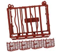UPKOCH 5pcs Mini Animal Cage Model Diy Craft Accessories for Hamster Bunny Guinea Pig Indoor Cage Platform