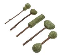 UPKOCH 5Pcs Natural Catnip Lollipops for Cats Pet Teething Tongue Movement Healthy Snacks Random Styles Indoor Cat