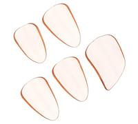 UPKOCH 5pcs Orange PC Pipa Nails Finger Picks round Edge, Easy to Clean and Portable, Birthday Gift for Guzheng and Lute Players