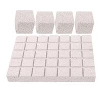UPKOCH 5pcs Pet Grinding Deck Rabbit Lava Grinding Board Small Animal Foot Pads Hamster Chew Stone Cube for Gerbil Guinea Pig Hedgehog Cage Toys