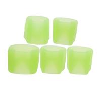 UPKOCH 5pcs Pipa Nail Covers Medium Soft Silicone Finger Picks for Beginners and Adults Comfortable Non Adhesive Fingertip Sleeves for Pipa Zither and Stringed Instrument Protection and