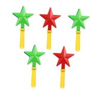 UPKOCH 5pcs Plastic Noise Maker Thick Hand Clappers for Party Concert Carnival Entertainment Supplies in Random Colors Random Color