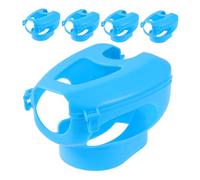 UPKOCH 5pcs Plastic Pigeon Feeding Medicine Fixed Bracket with Smooth Edges for Safe Immobilization Quick Handling and Stable Injection Process Bird Feeding Device for Racing and Pet