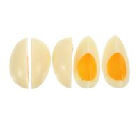 UPKOCH 5pcs Realistic Artificial Egg Props for Photography Food Models Kitchen Decorations Culinary Education Marketing and Realistic Displays