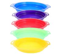 UPKOCH 5pcs Sand Sifter Sieves: Beach Sand Sifter Toys for Digging Shell Collecting & Rock Sifting - Beach and Sandbox Toy Supplies for Kids